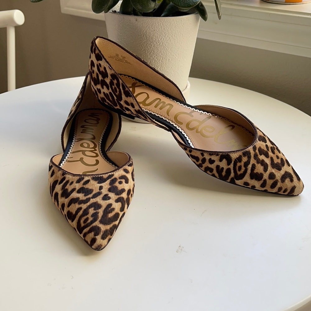 NEW Sam Edelman Rodney Flat Leopard Print